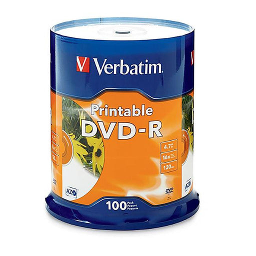 Verbatim dvd spindle 4.7gb pack of 100 16x-Officecentre