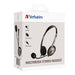Verbatim Essentials Multimedia USB Headset with Boom Mic Volume Control-Officecentre
