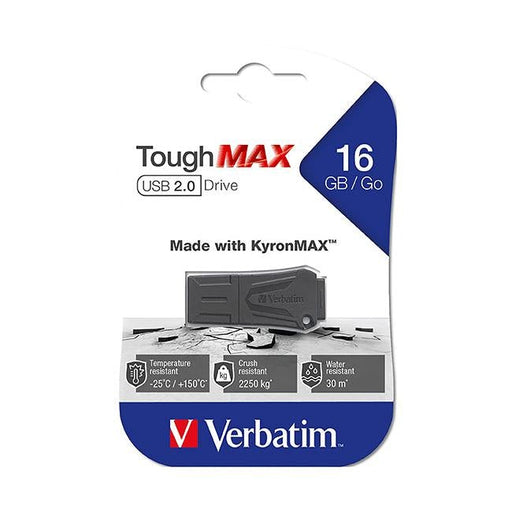 Verbatim toughmax usb 2.0 drive 16gb-Officecentre