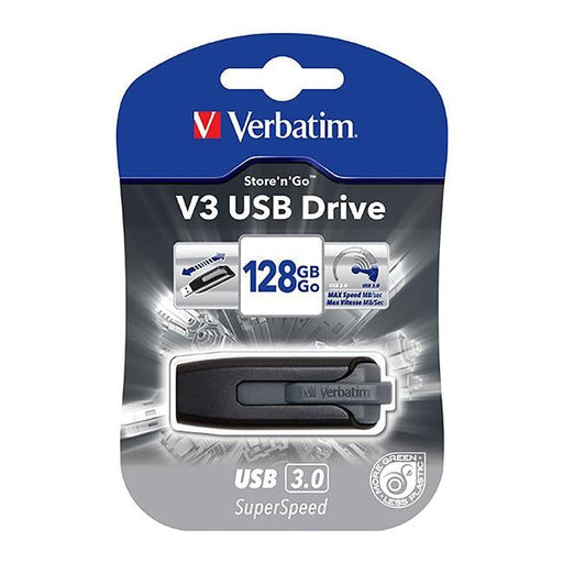 Verbatim usb 3.0 hard drive store and go 128gb grey-Officecentre