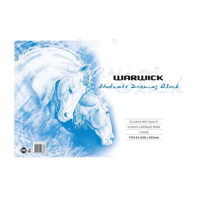 Warwick Drawing Refill 17c9 A3 20 Leaf Punched 120gsm-Officecentre