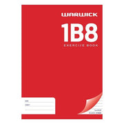 Warwick Exercise Book 1B8 36 Leaf A4 Unpunched Ruled 7mm-Officecentre