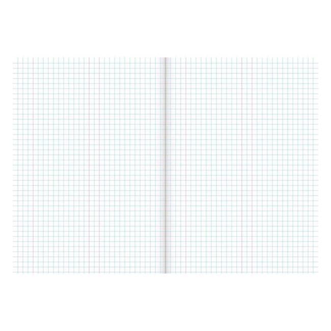 Warwick Exercise Book 1E8 7mm Quad With Margin 32 Leaf A4-Officecentre