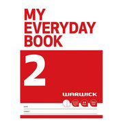 Warwick FSC Mix 70% My Everyday Book 2 Unruled & 7mm Ruled Alternate 64 Page-Officecentre