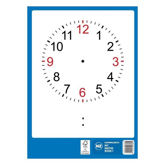 Warwick FSC Mix 70% My Maths Book 1 10mm Quad 64 Page-Officecentre