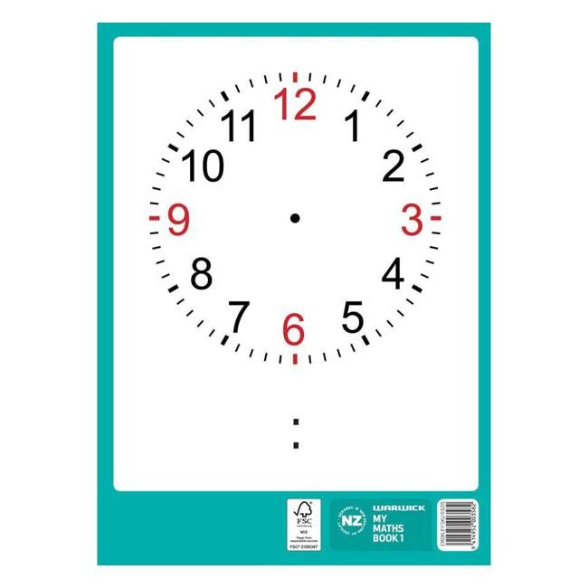 Warwick FSC Mix 70% My Maths Book 1 Unruled 64 Page-Officecentre