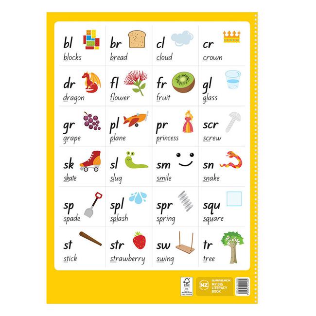 Warwick FSC Mix 70% Our Big Literacy Modelling Book 30mm Ruled 32 Page-Officecentre