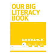 Warwick FSC Mix 70% Our Big Literacy Modelling Book 30mm Ruled 32 Page-Officecentre