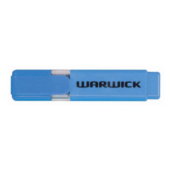 Warwick Highlighter Stubby Blue-Officecentre