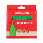 Warwick Highlighter Stubby Green-Officecentre