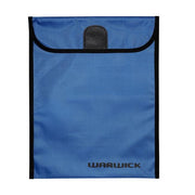 Warwick Homework Bag Fluoro Blue Large Velcro-Officecentre