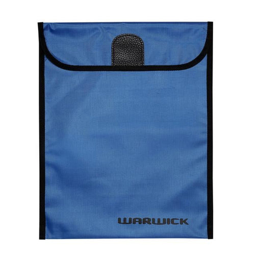 Warwick Homework Bag Fluoro Blue Large Velcro-Officecentre
