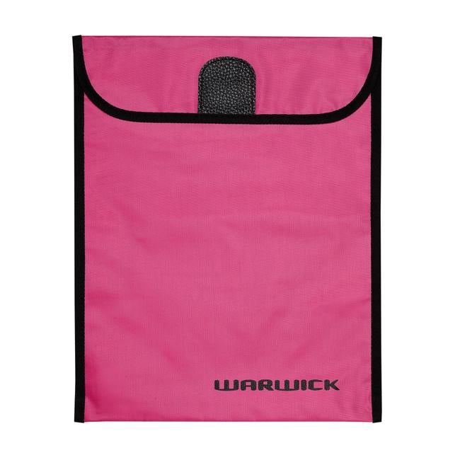 Warwick Homework Bag Fluoro Hot Pink Large Velcro-Officecentre