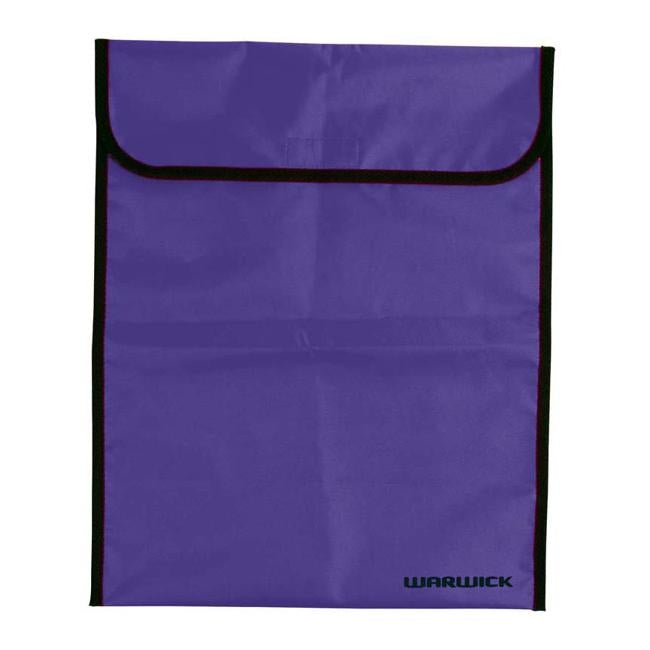 Warwick Homework Bag Fluoro Purple Large Velcro-Officecentre