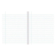 Warwick Learn To Write BWB 32 Leaf Dashed 7mm Ruled 14mm 230x180mm-Officecentre