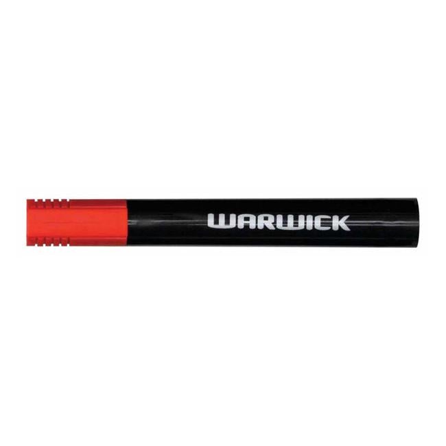 Warwick Marker Red Bullet Tip Permanent Box 12-Officecentre