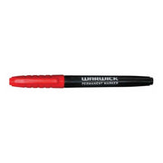 Warwick Marker Red Fine Tip Permanent Box Of 12-Officecentre