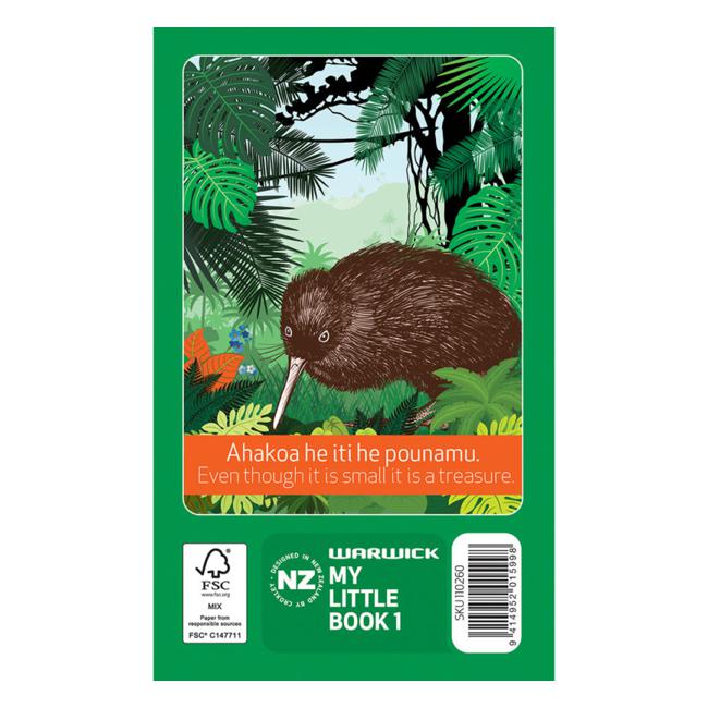 Warwick My Little Book 12mm Ruled 64 Page Bilingual-Officecentre