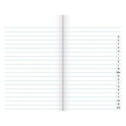 Warwick Notebook 5B1 32 Leaf Indexed Ruled 7mm 165x100mm-Officecentre