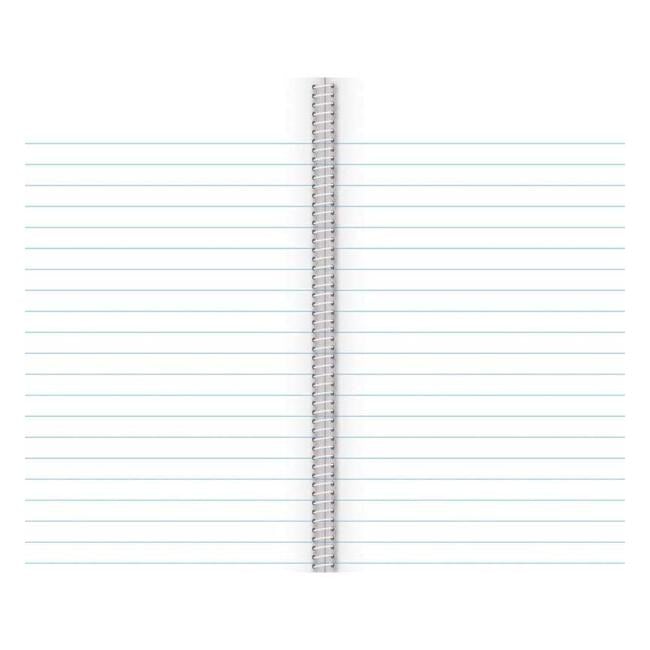 Warwick Notebook 8B1 50 Leaf Spiral Ruled 7mm 165x100mm-Officecentre