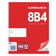 Warwick Notebook 8B4 50 Leaf Spiral Ruled 7mm 230x180mm-Officecentre