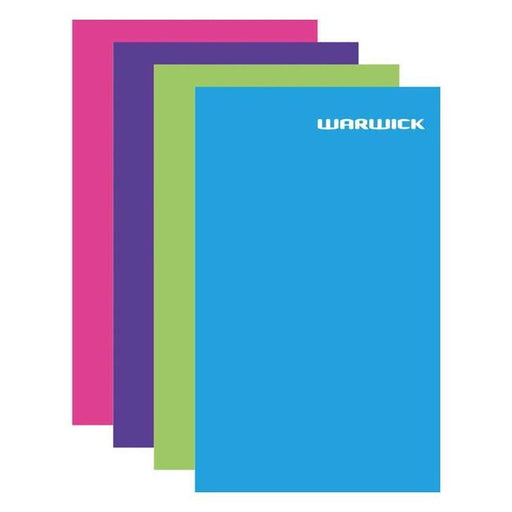 Warwick Notebook Fluoro 32 Leaf Ruled 7mm 165x100mm-Officecentre