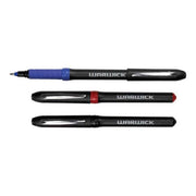 Warwick Pen Rollerball Capped Medium Blue Black Red 3 Pack-Officecentre