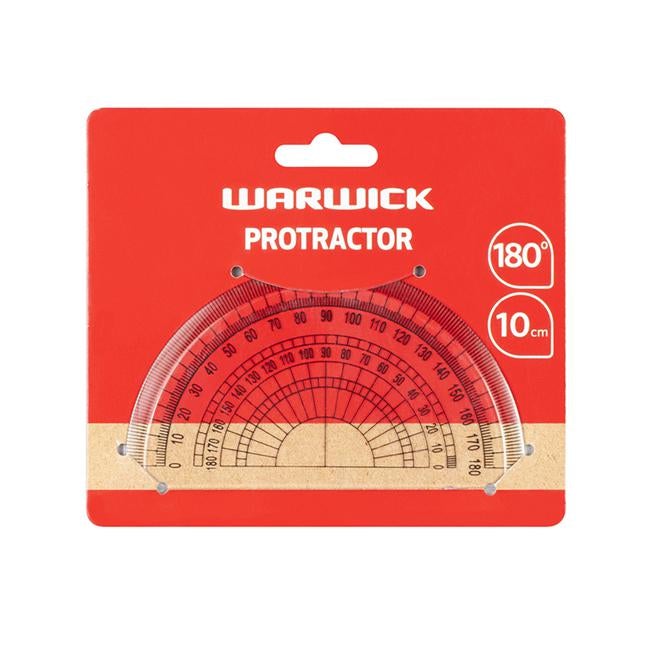 Warwick Protractor 10cm 180 Degrees-Officecentre