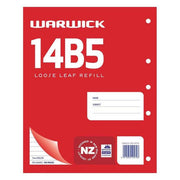 Warwick Refill 14B5 Loose Leaf 50 Leaf Ruled 7mm 255x205mm-Officecentre