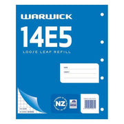 Warwick Refill 14E5 Loose Leaf 40 Leaf 7mm Quad 255x205mm-Officecentre