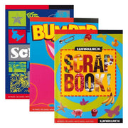 Warwick Scrapbook Super 28 Leaf Blank Pages 3 Assorted-Officecentre