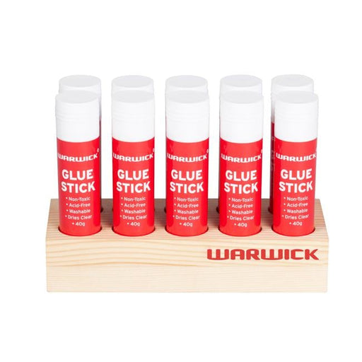 Warwick Wooden Glue Stick Holder 10 Slot-Officecentre
